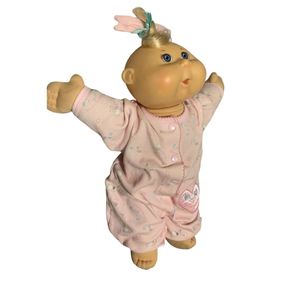CPK Cabbage Patch Kids Baby Doll with Pajamas Plush Body Plastic Face 2004 Origi